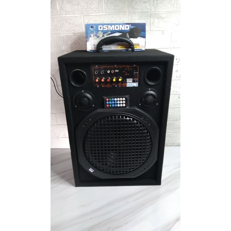 Speaker Single Aktif 12inch Bluetooth Free Mic Kabel