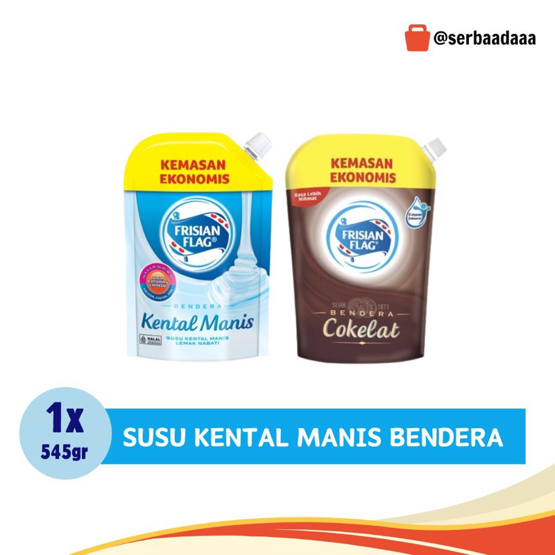 

Frisian flag bendera kental manis pouch 545gr