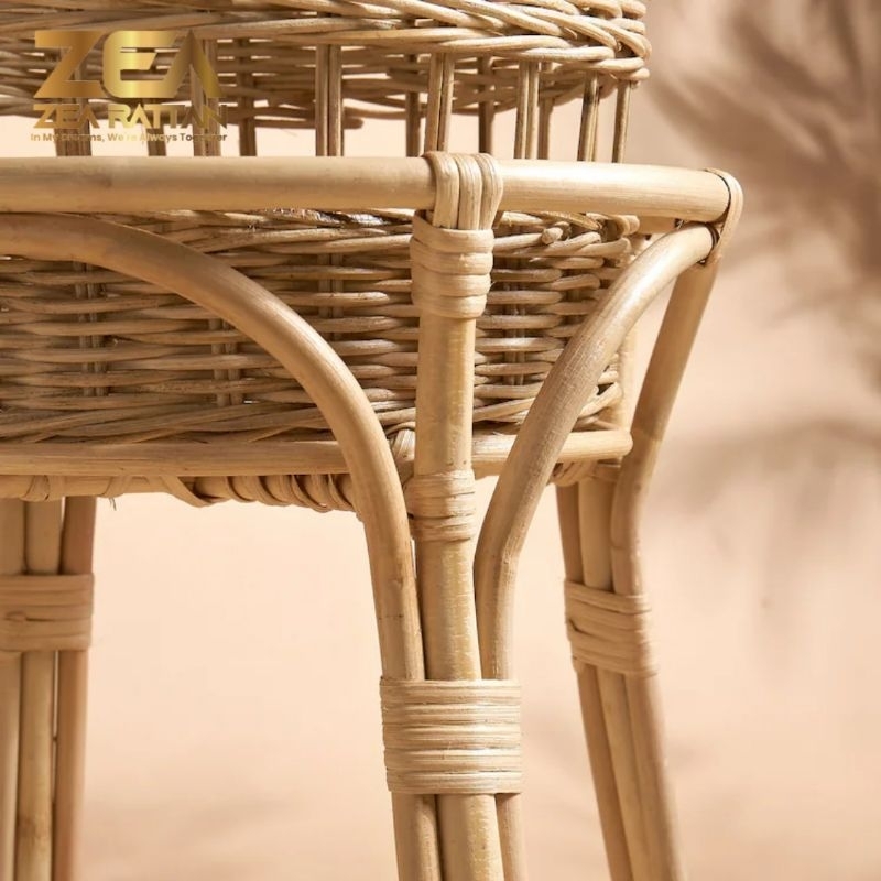 RB Tolkning Pot Rotan Alami Murah Minimalis