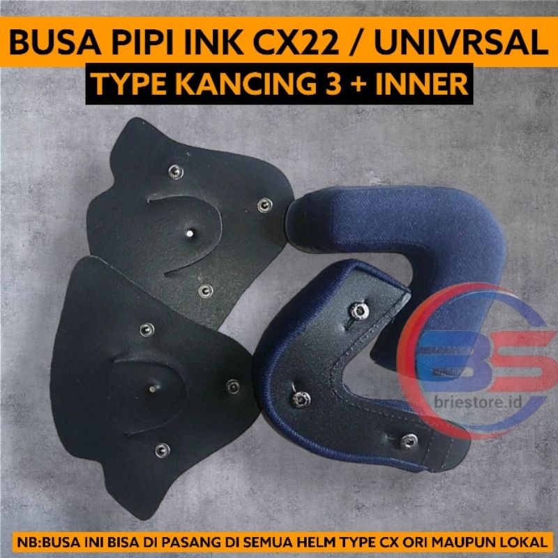 New arrival busa pipi plus dudukan ink cx22 type kancing 3/part Daleman spon ink Cx 22+inner