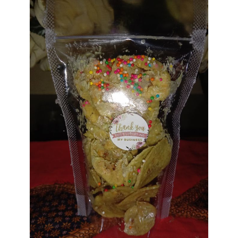 

kripik pisang coklat homemade