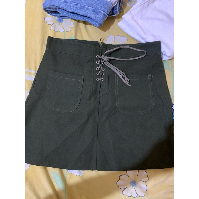 ROK PENDEK HIJAU BOTOL