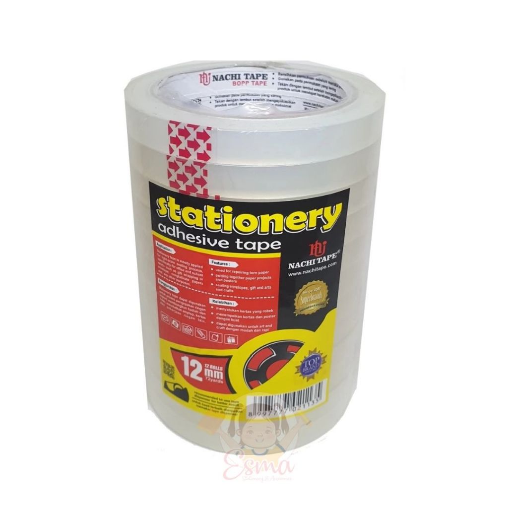 

Isolasi Nachi /Nachi Tape/ Adhesive Tape Nachi 12mm 72 yards