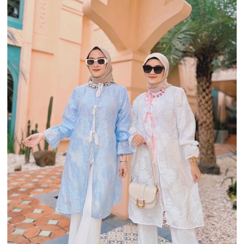 OUTER RENDA LUCU PITA DEPAN / OUTER BUNGA KONDANGAN /VEST BRUKAT TALI