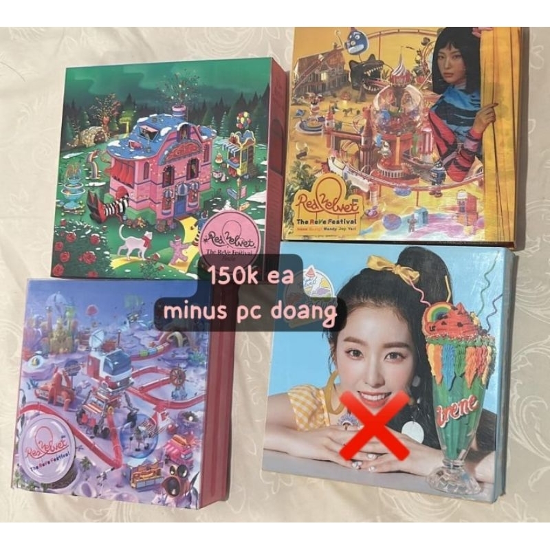 wts album only red velvet rv the reve festival day 1 2 finale seulgi yeri joy