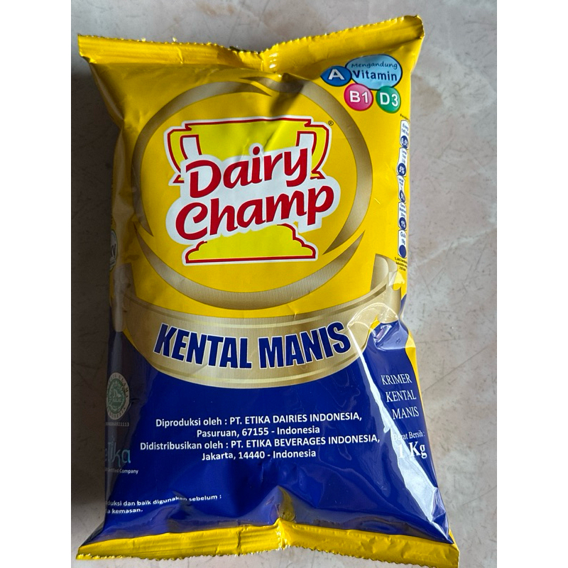 

Dairy Champ susu kental manis 1kg