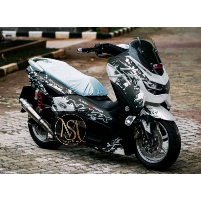 stiker decal all new nmax full body motif hayabusa