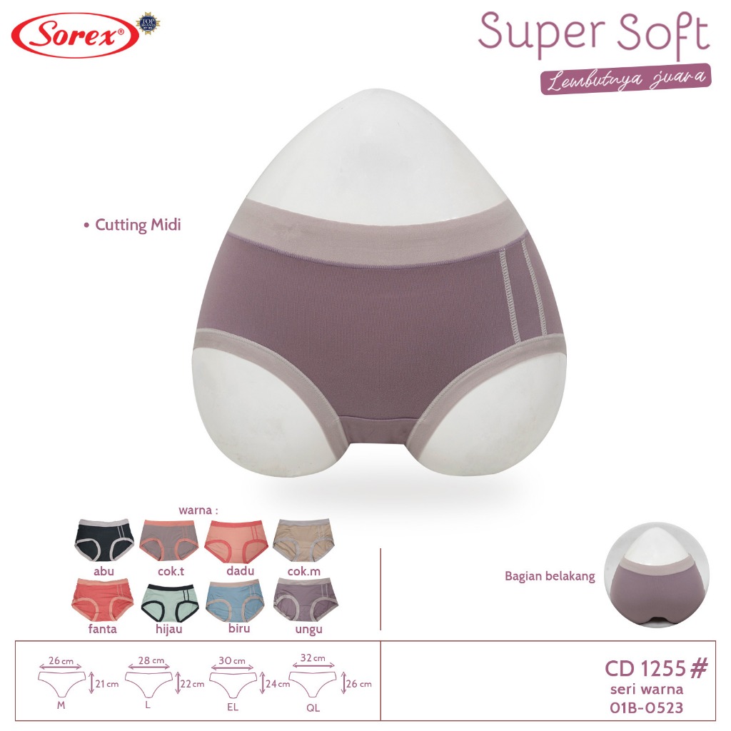 Cd Sorex 1255 | Celana Dalam Wanita Sorex / Celana Wanita Terlaris Harga Grosir