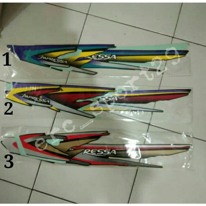 striping sticker astrea grand impressa 2000-2001 list bodi honda astrea impressa 2000-2001 terbaik