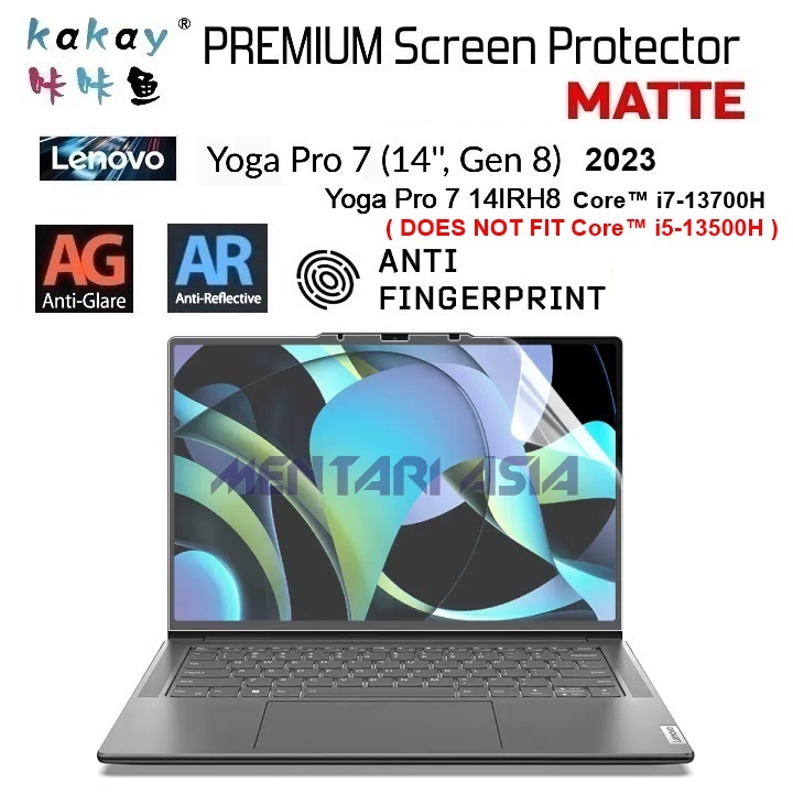 Screen Protector Lenovo YOGA PRO 7 14IRH8 Gen-8 Core i7 - KAKAY Premium MATTE