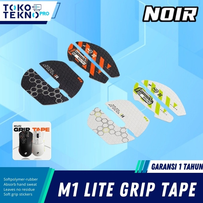 Tidak Diragukan Noir M1 Lite Grip Tape Wireless Gaming Mouse