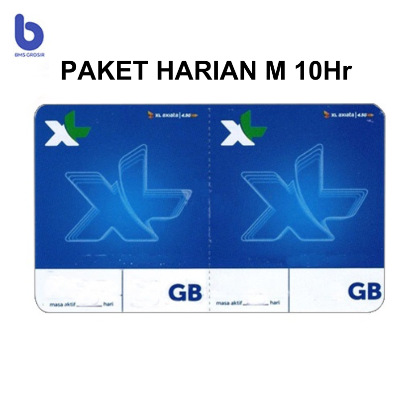 Voucher Paket Harian XL M 9GB 10 Hr