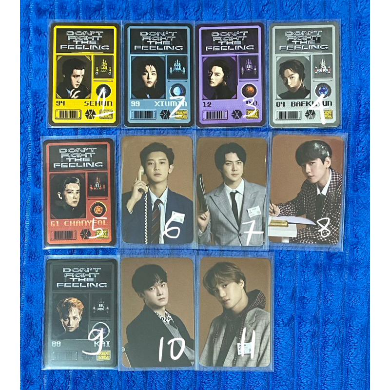 pc photocard exo dont fight the feeling season’s greetings 2021 benefit ktown4u dftf chanyeol sehun 