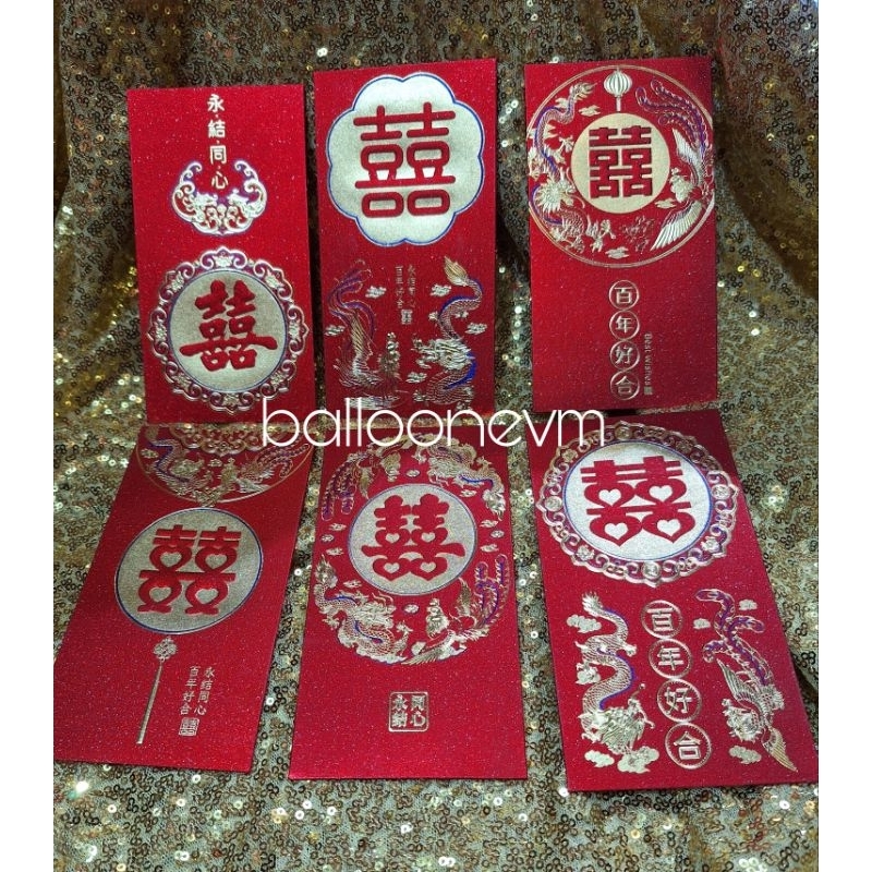 

Angpao Wedding Panjang Premium Tebal isi 6 PCS