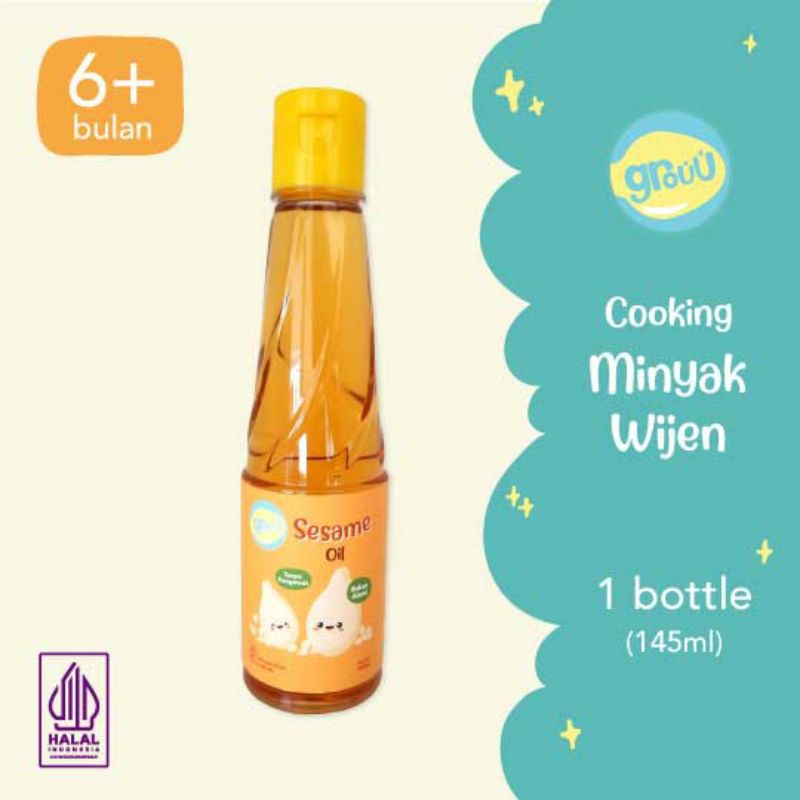 

[BEBIBELLE] Grouu Sesame Oil / Minyak Wijen 145ml