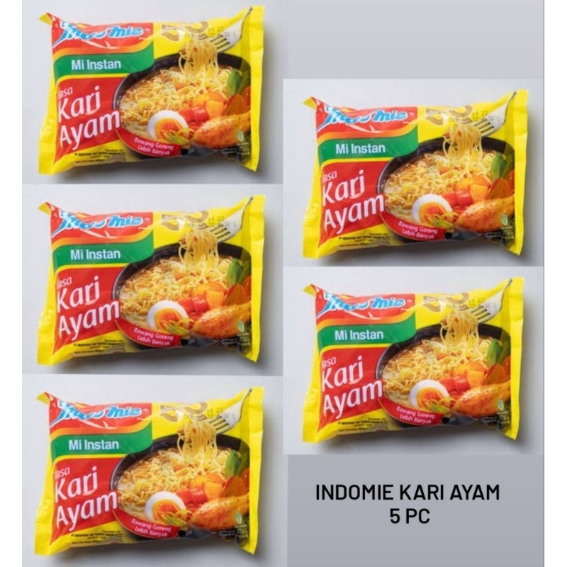 

Promo indomie Kari ayam 5 pisc