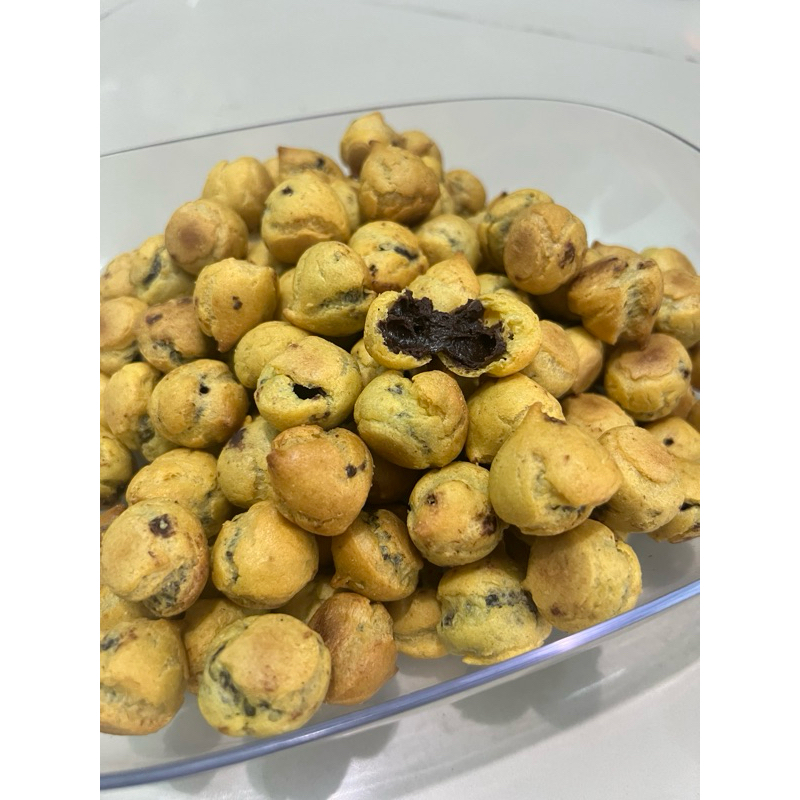 

SNACK SOES COKLAT / CEMILAN SUS KERING COKLAT KEJU VANILA KACANG ORIGINAL 250 GRAM