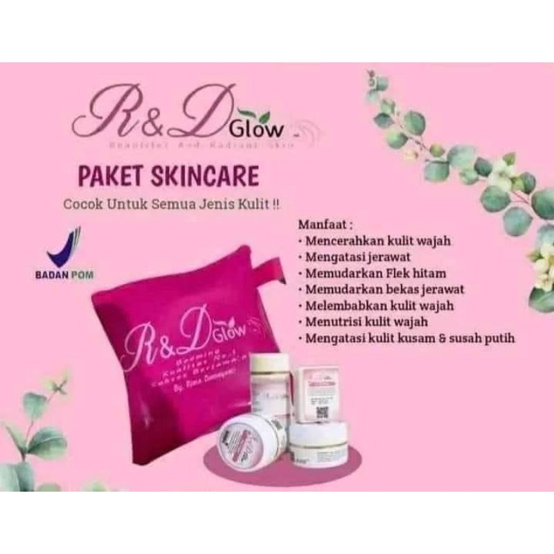 R&D Glow Skincare 2paket
