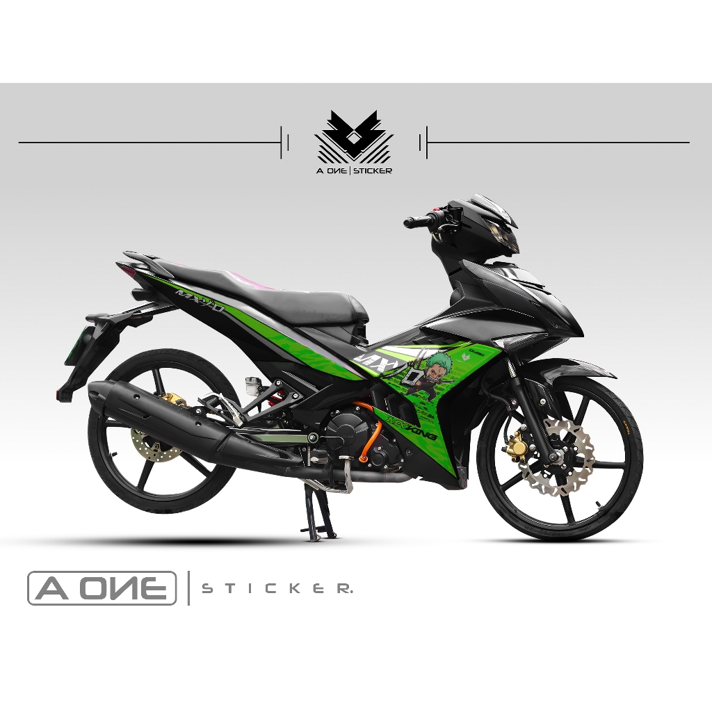 Striping Mx King 150 Motif Zoro / Striping Anime / Sticker / Stiker / Anime / One Piece / Roronda Zo