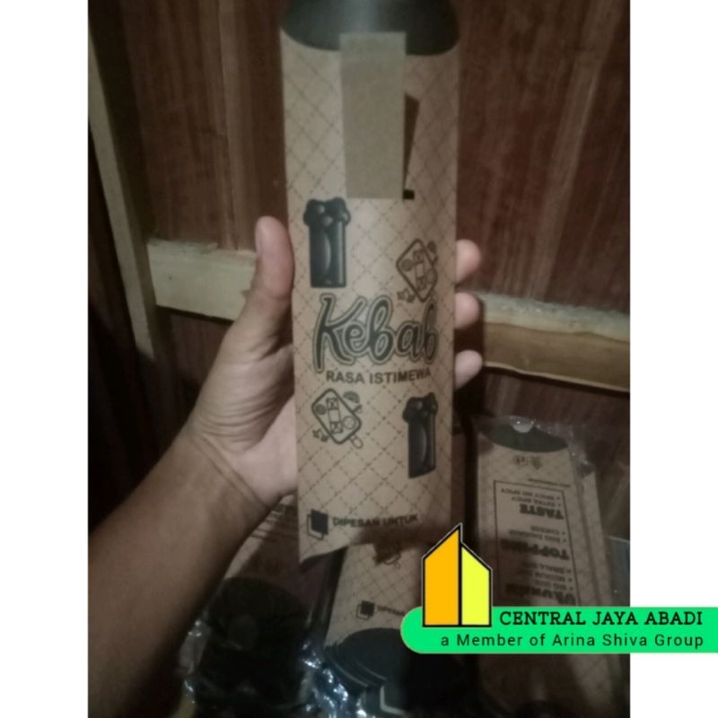 

150 LEMBAR KERTAS KEBAB TARIKAN UKURAN 25 × 10 CM HIGH QUALITY PRODUK TERBARU | KOTAK KEBAB KEKINIAN | DUS KEBAB VIRAL TIKTOK | KEMASAN KEBAB | BOX KEBAB 150 PCS MURAH | TOKO KEBAB OFFICIAL | CENTRAL JAYA ABADI | SHIVACORP 51451