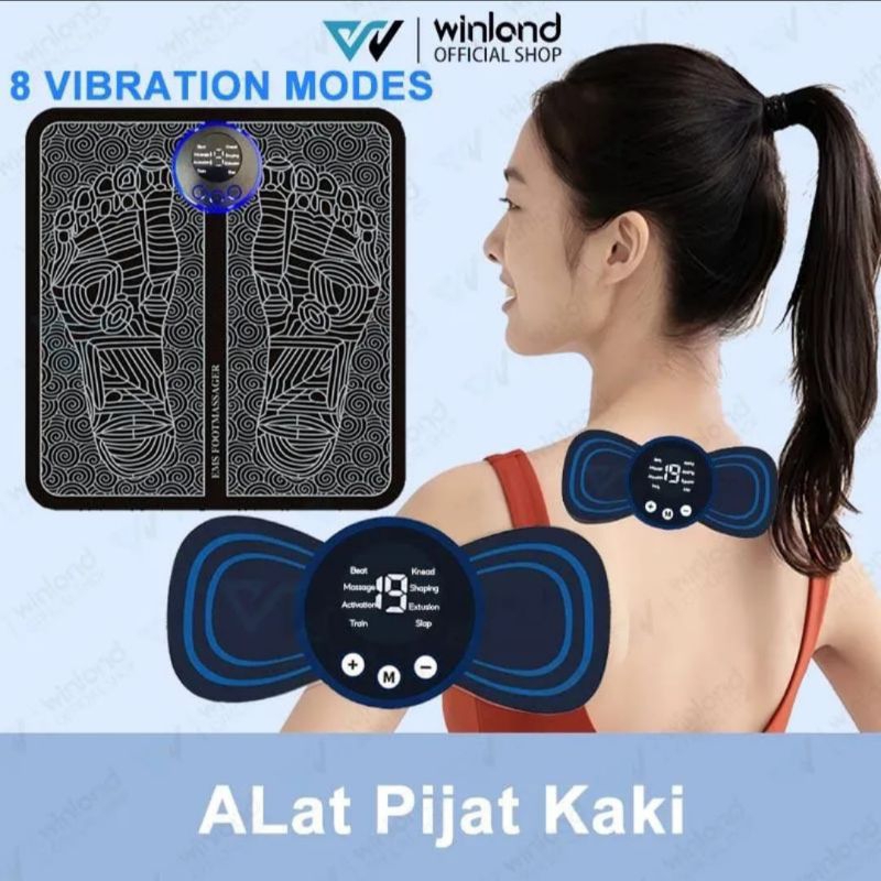 Alat Pijat Elektrik Alat Terapi Pijat Akupuntur Refleksi Kaki getar elektric