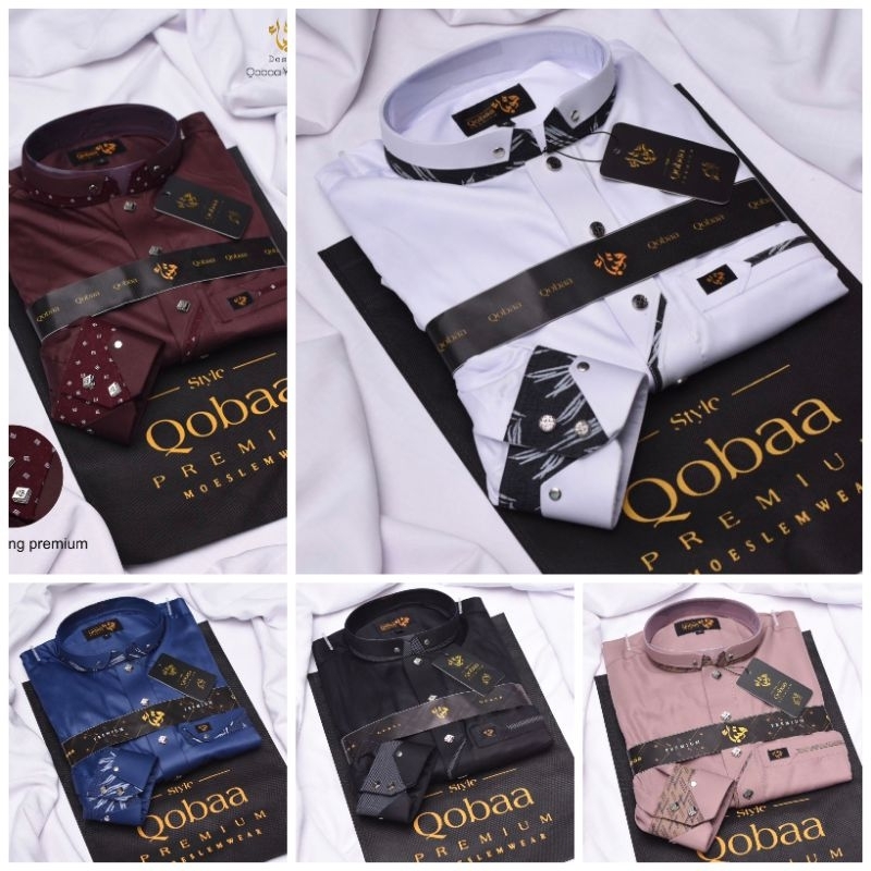 JUBAH GAMIS POLYSTER QOBAA MANSET MOTIF TERBARU ALYAMANY//BY ALBADAR//ALRAZ/ALNOR//BIN AUF/ANNABAWI/