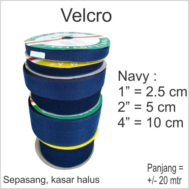 

HJK Perekat Velcro Magic Tape Kretekan 1" Atau 2.5cm Roll