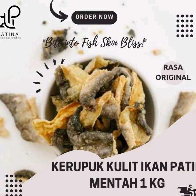 

Kerupuk Kulit Ikan Patin Mentah 1 Kg - Rasa Original