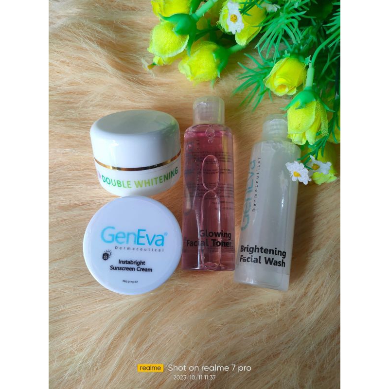 PAKET DOUBLE GLOWING GENEVA SKINCARE