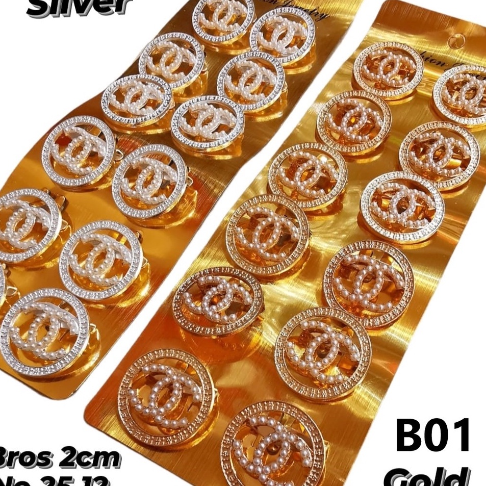 Harga Promo LUSINAN 12 Pc Bros Huruf Permata M 9