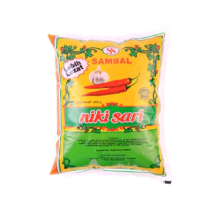 

saos sambal niki sari kemasan bantal ekonomis halal