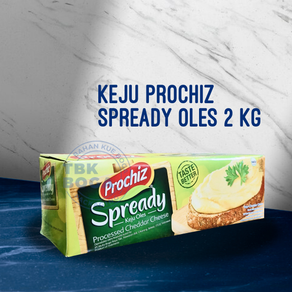 

Keju Prochiz Spready ( 2 kg ) Spread Cheese Cheddar