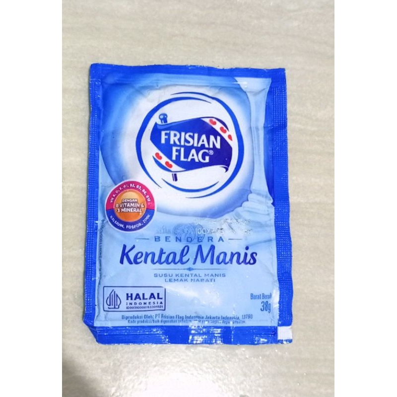 

Frisian flag Susu Kental Manis 1 sachet (@38gr)