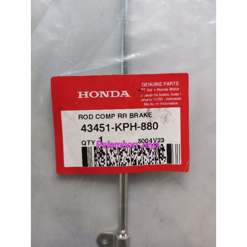 43451KPH880 ROD COMP RR BRAKE