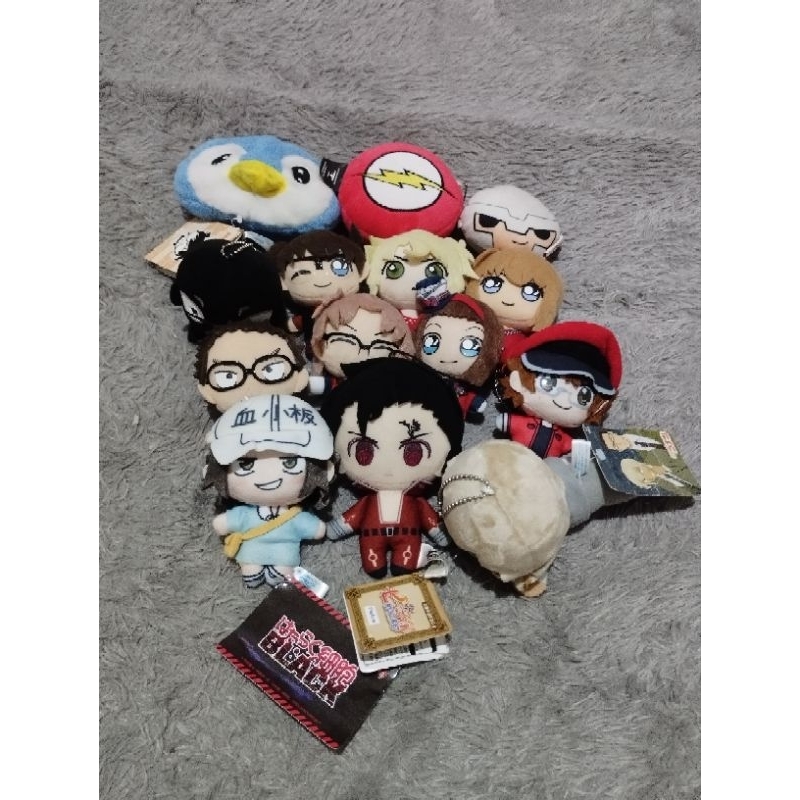 Gantungan Kunci Anime (Detective Conan, Hataraku Saibou/ Cells At Work, Pokemon, Nanatsu no Taizai/ 