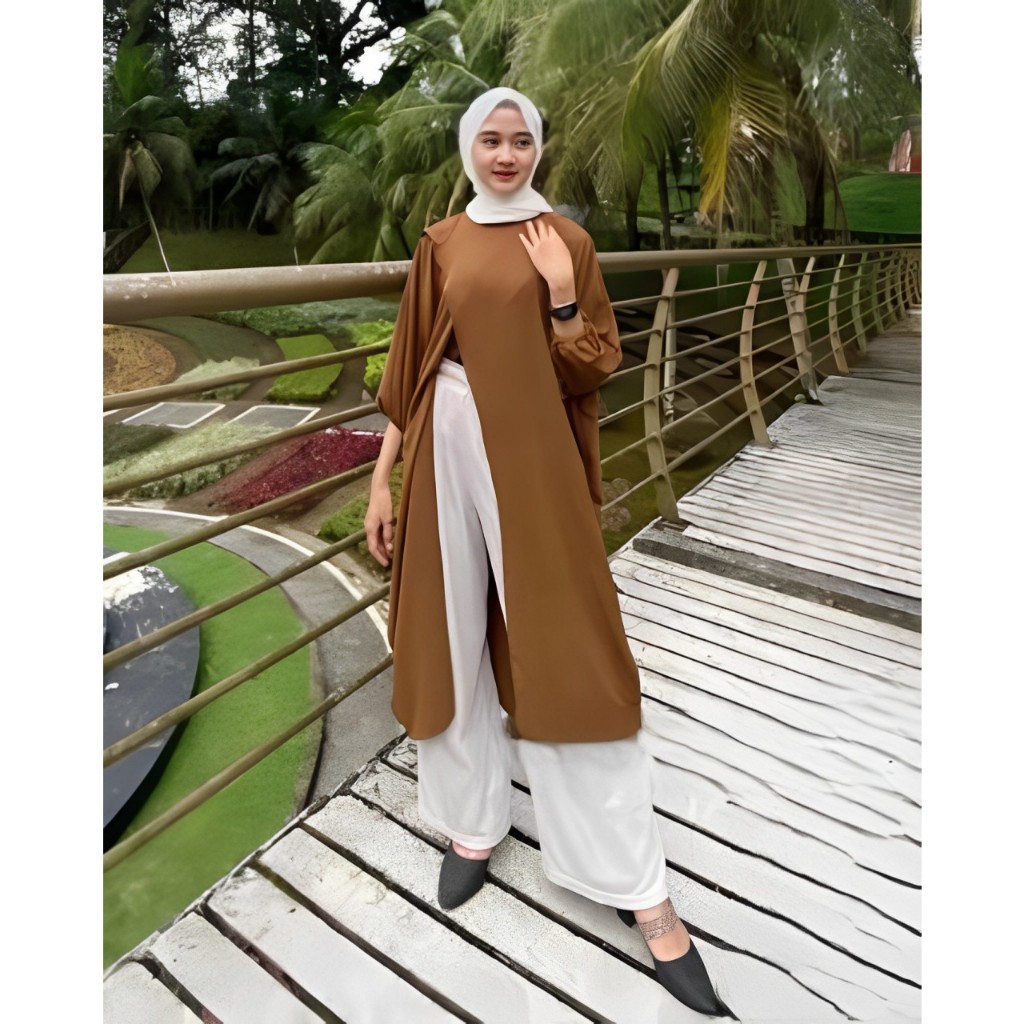 TUNIK CRINKLE AIRFLOW PREMIUM / TUNIK LEBARAN MEWAH / TUNIK WANITA TERBARU 2024 / TUNIK WANITA MEWAH