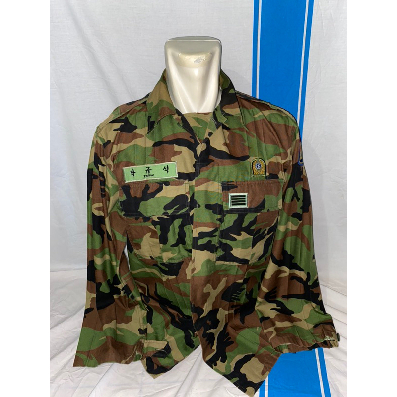 Kemeja BDU PDL Woodland klasik korea (5)