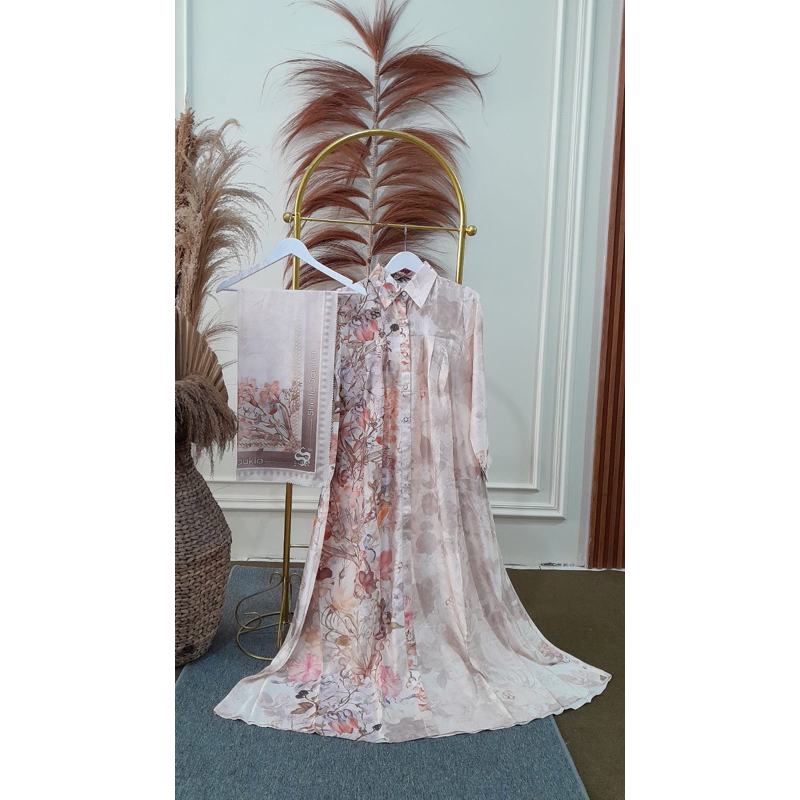 Dress Shella Saukia set hijab