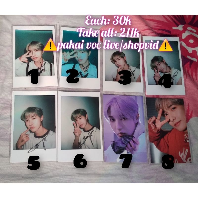 PC Pola Loading Renjun NCT Dream read desc