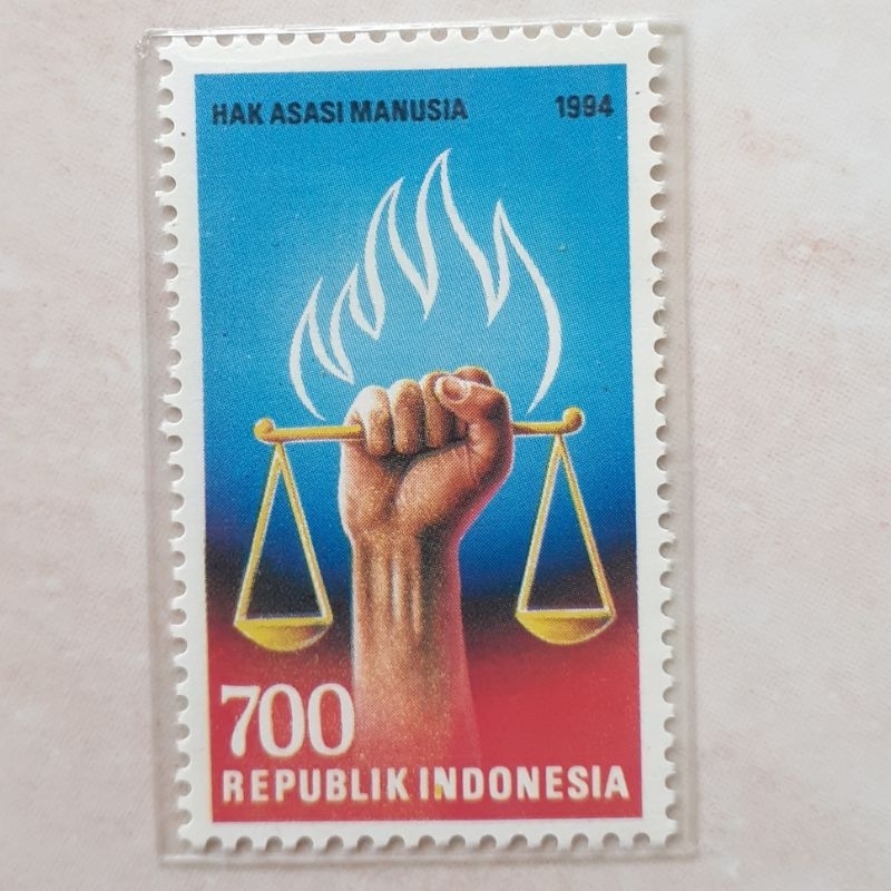 

Perangko Indonesia Komisi Nasional Hak Azazi Manusia Tahun 1994