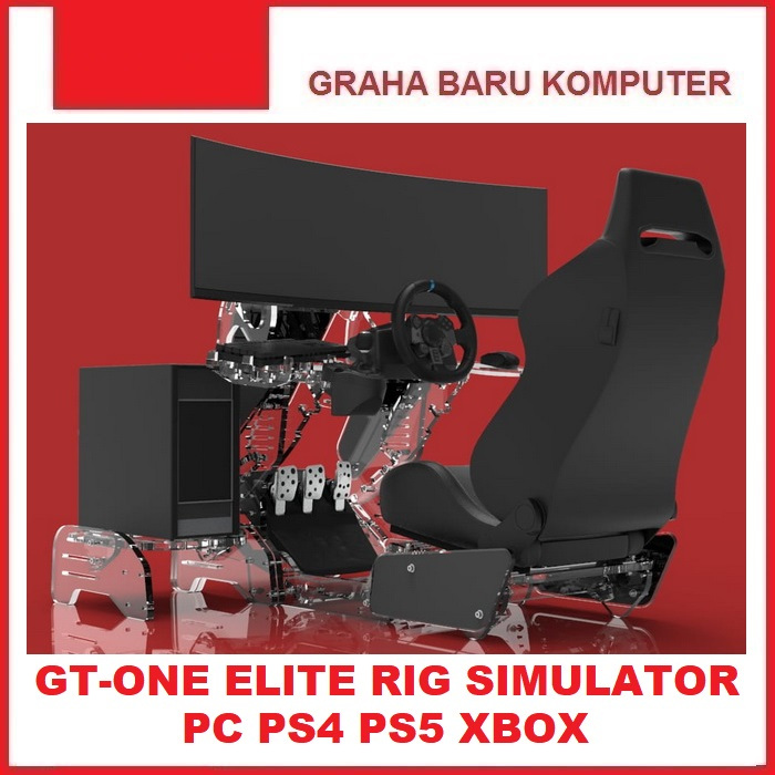 GT-ONE Pro Rig Simulator Racing Kursi Cockpit Gaming PC PS4 PS5 Xbox