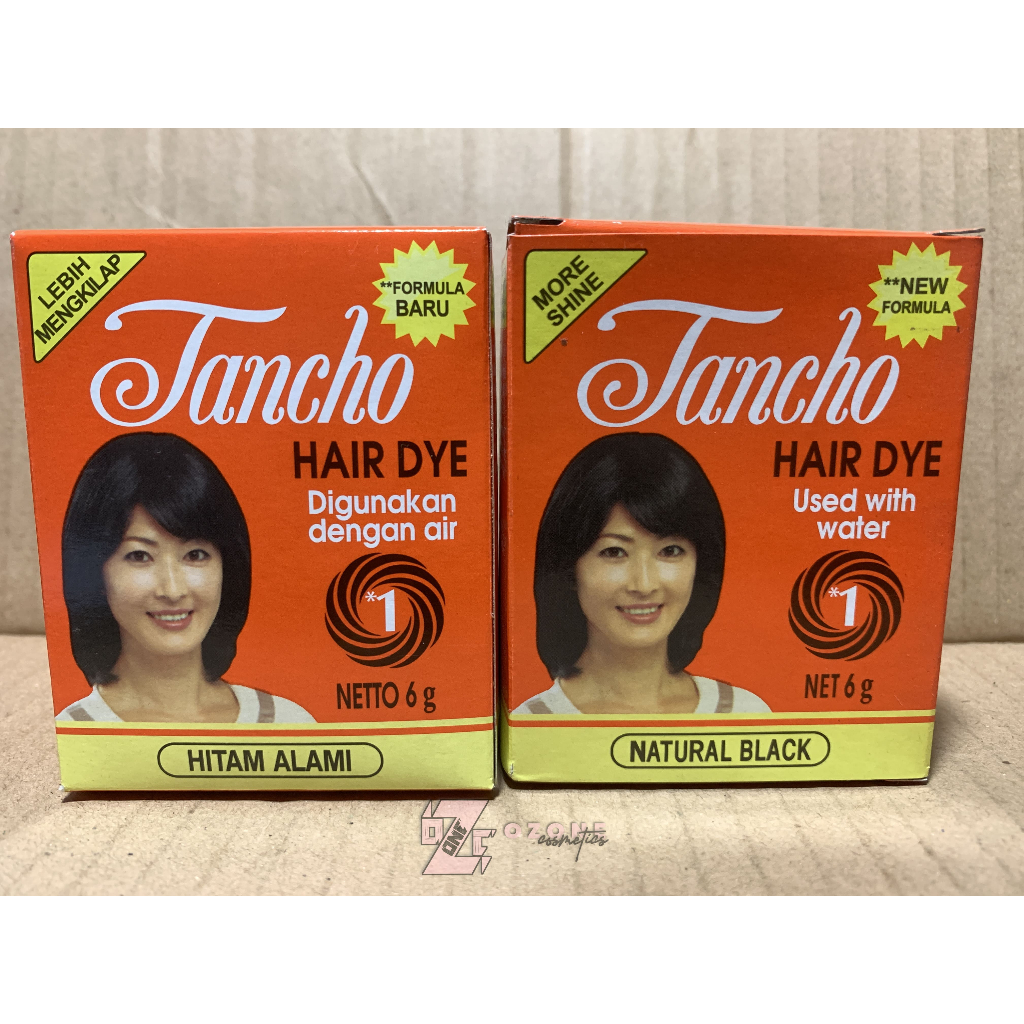 TANCHO HAIR DYE | SEMIR  RAMBUT HITAM BUBUK