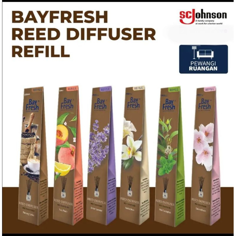 PROMO refill bay fresh reed diffuser / pengharum ruangan / pengharum toilet