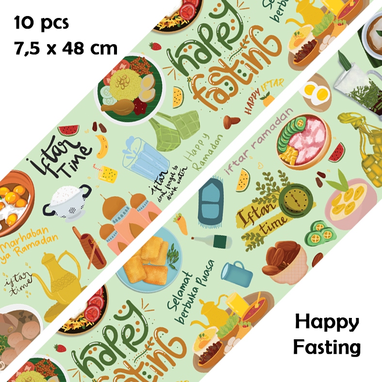 

10 pcs Paperbelt Hampers Lebaran Paper Belt Bingkisan Idul Fitri