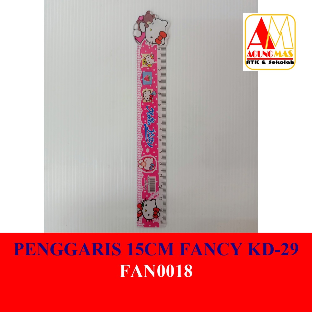 

PENGGARIS 15CM FANCY KD-29