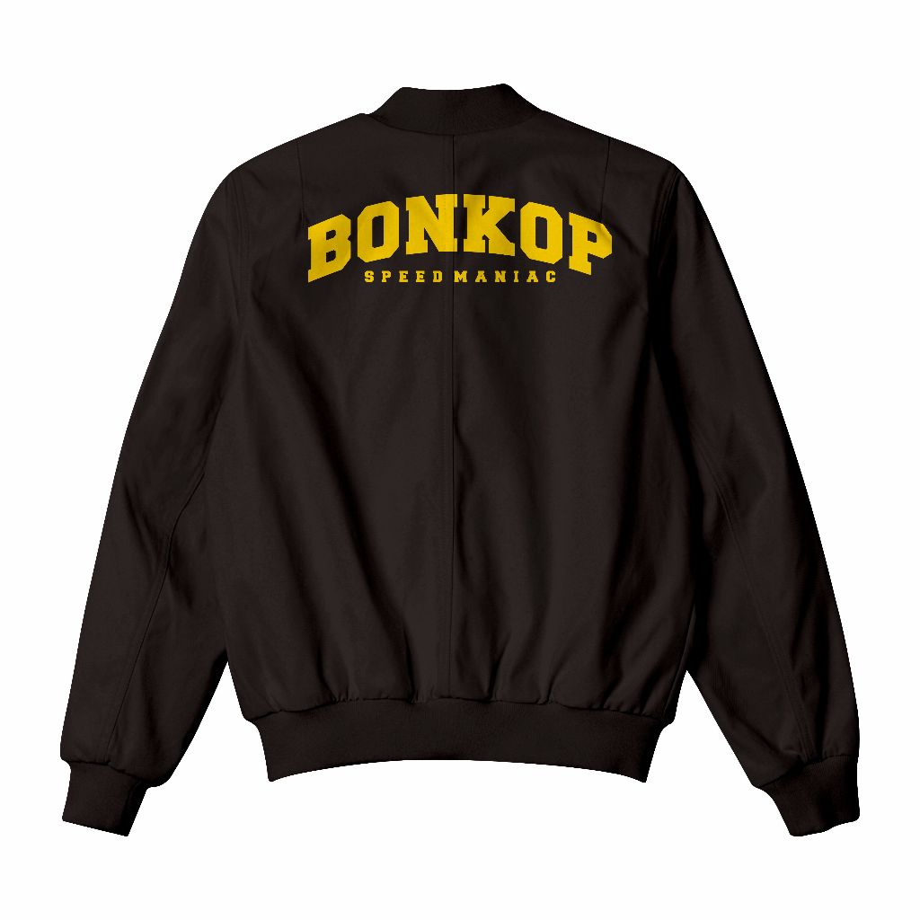 Jaket BONKOP Premium Waterproof Bomber / HITAM