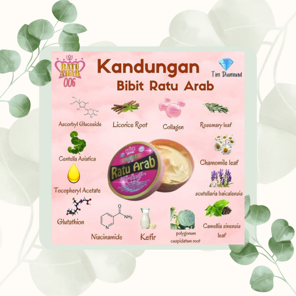 BIBIT RATU ARAB WHITENING CARE BPOM ORIGINAL