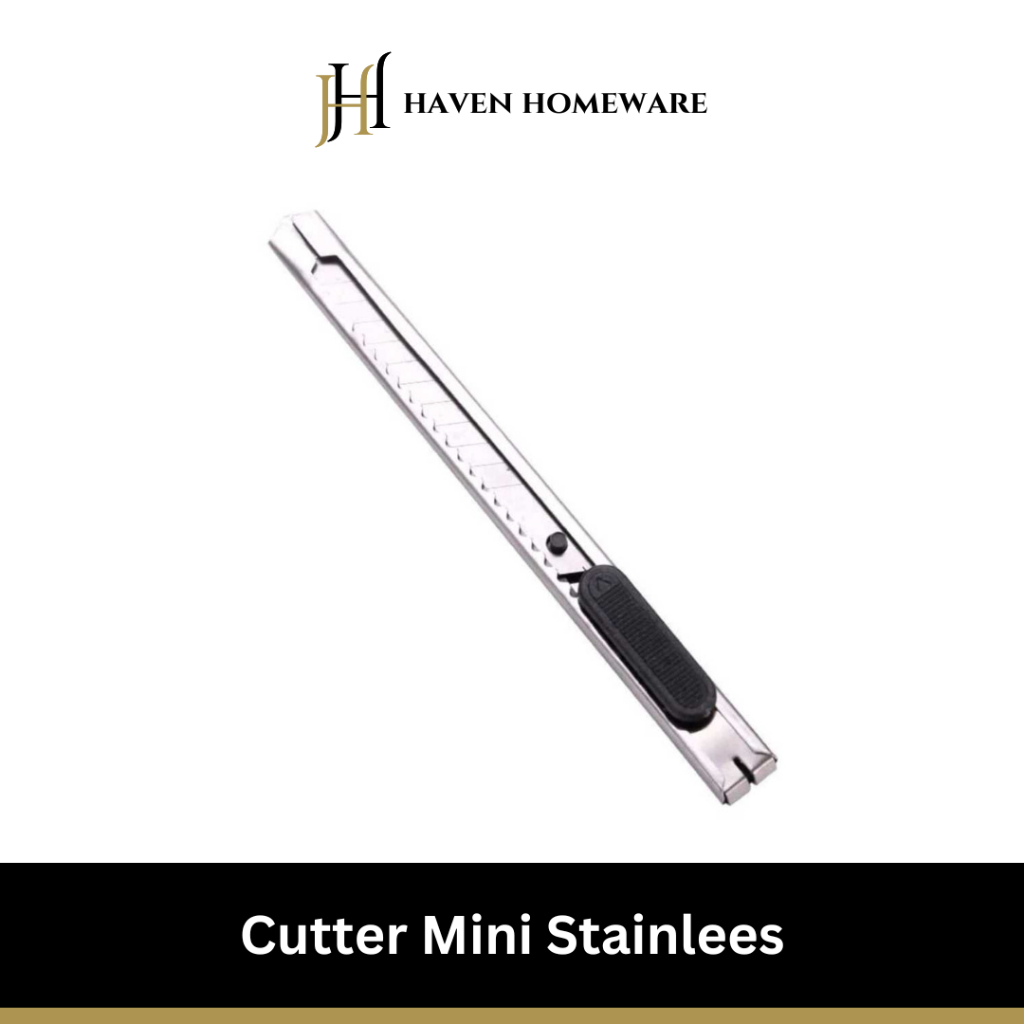 

Mini Cutter Stainless Steel / Pisau Cutter Kecil