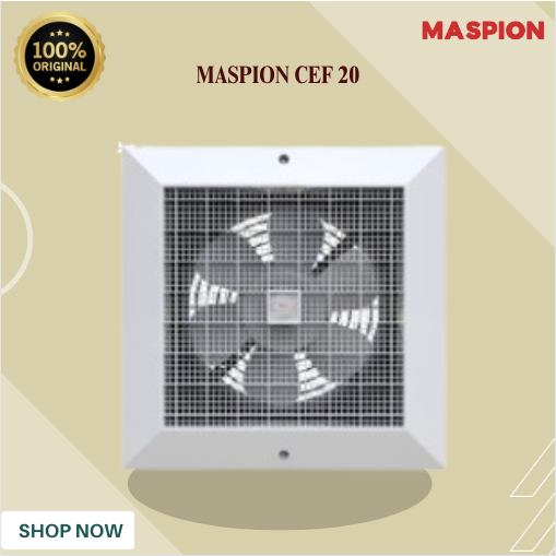 CEILING EXHAUST FAN MASPION CEF 20 EXHAUST FAN 8"/CEF20/CEF 20/CEF-20/ORIGINAL MASPION/GARANSI RESMI