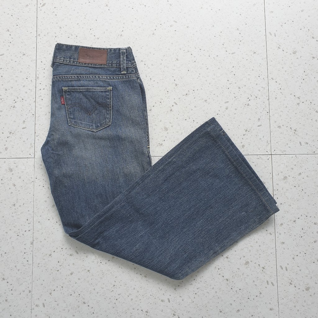 Celana Jeans Panjang Levl S / Size 32 - Lingkar 85 cm / Bekas - Second - Preloved